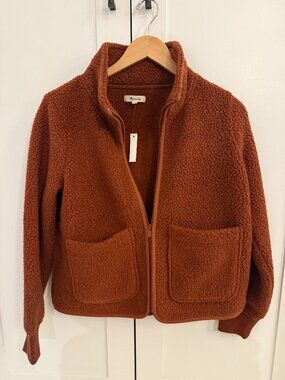 NWT Madewell fleece jacket